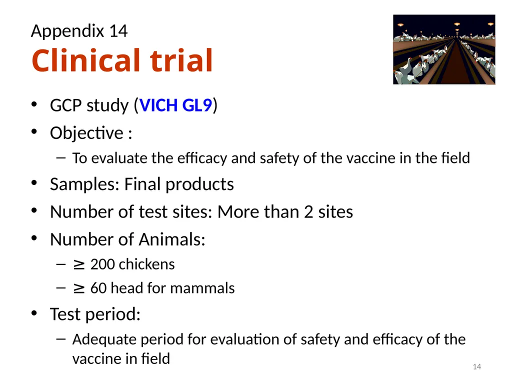 Registration requirements for vaccines -Strategies - slide 14 of 16