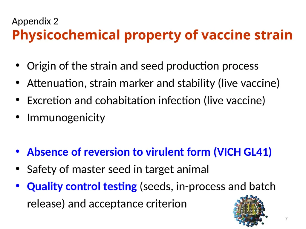 Registration requirements for vaccines -Strategies - slide 7 of 16