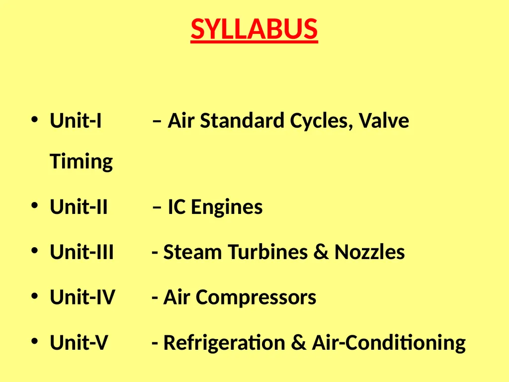 THERMAL ENGINEERING (ME 2301 ) M.R.SWAMINATHAN - slide 2 of 26
