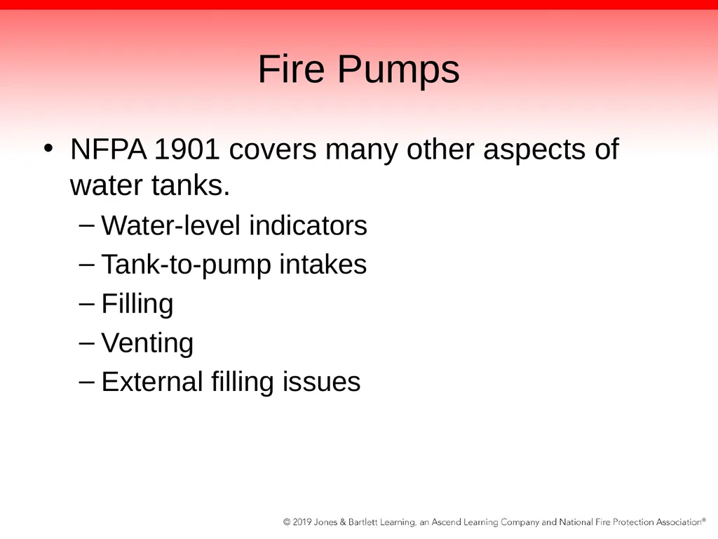 Chapter 5: The Fire Pump Knowledge Objectives - slide 20 of 96