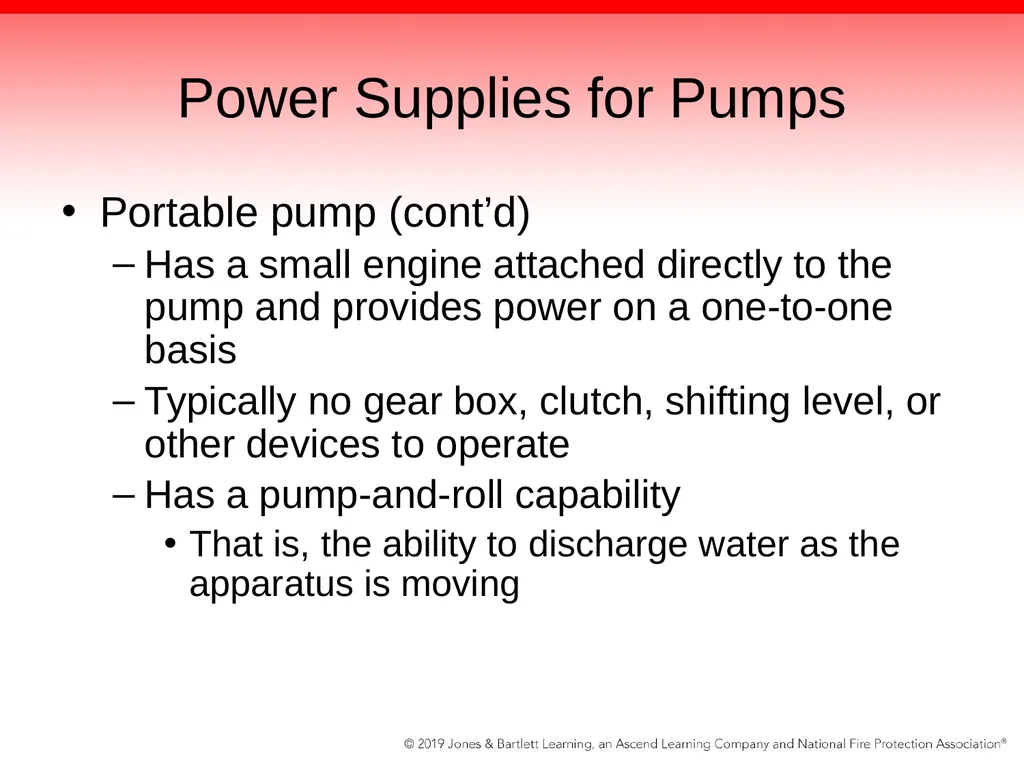 Chapter 5: The Fire Pump Knowledge Objectives - slide 87 of 96