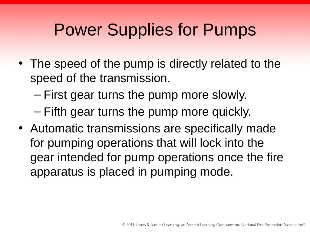 Chapter 5: The Fire Pump Knowledge Objectives - slide 92 of 96