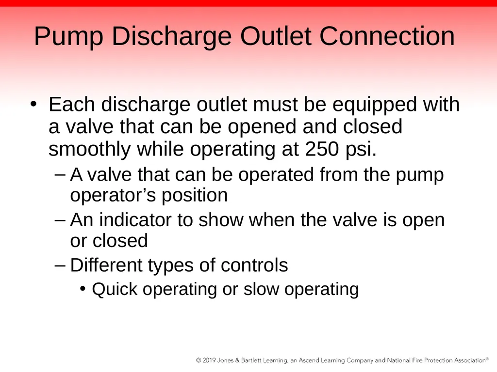 Chapter 5: The Fire Pump Knowledge Objectives - slide 64 of 96