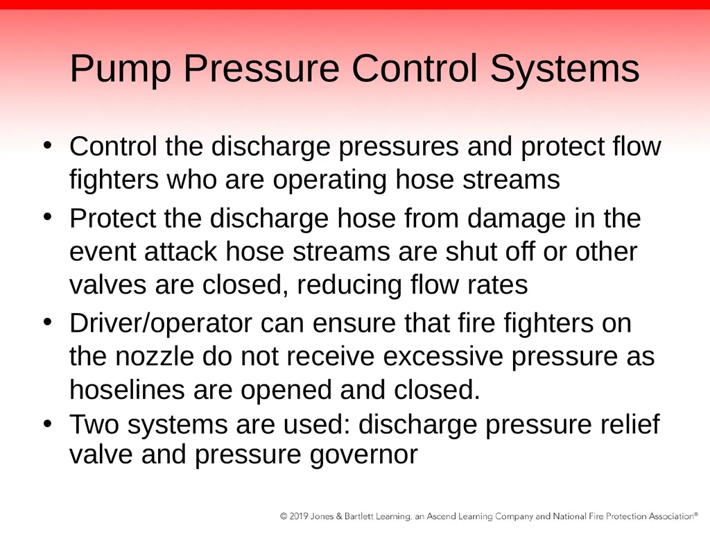 Chapter 5: The Fire Pump Knowledge Objectives - slide 82 of 96