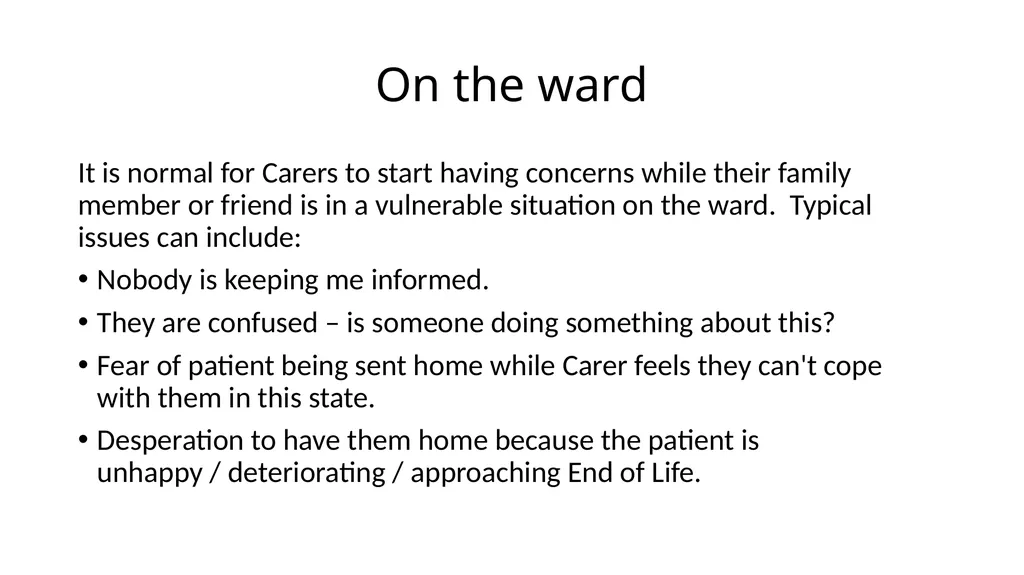 Hospital discharge process Hospital and whatever - slide 2 of 8