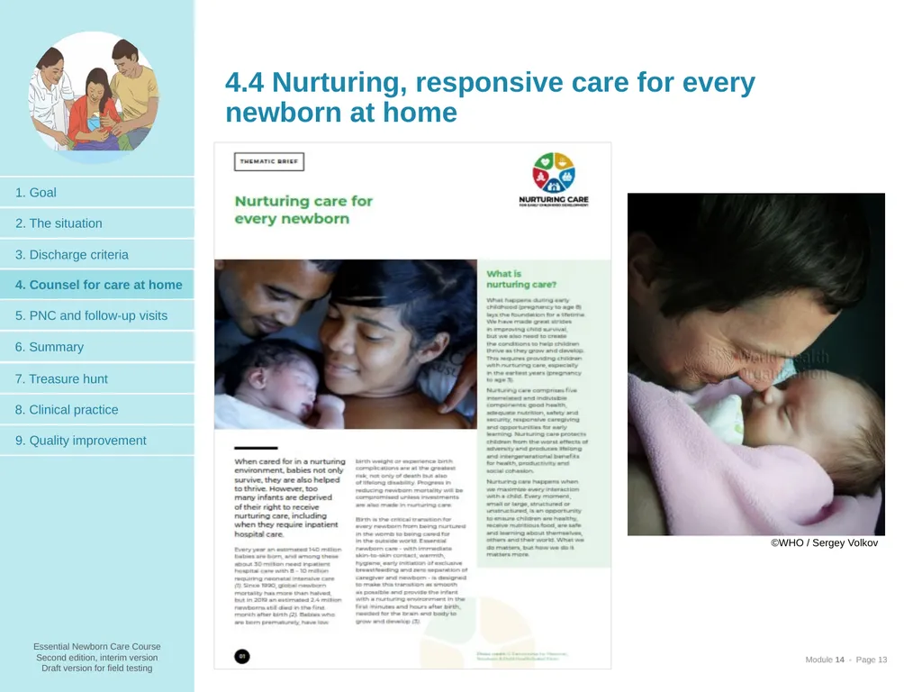 Prepare for discharge All mothers are supported to - slide 13 of 38