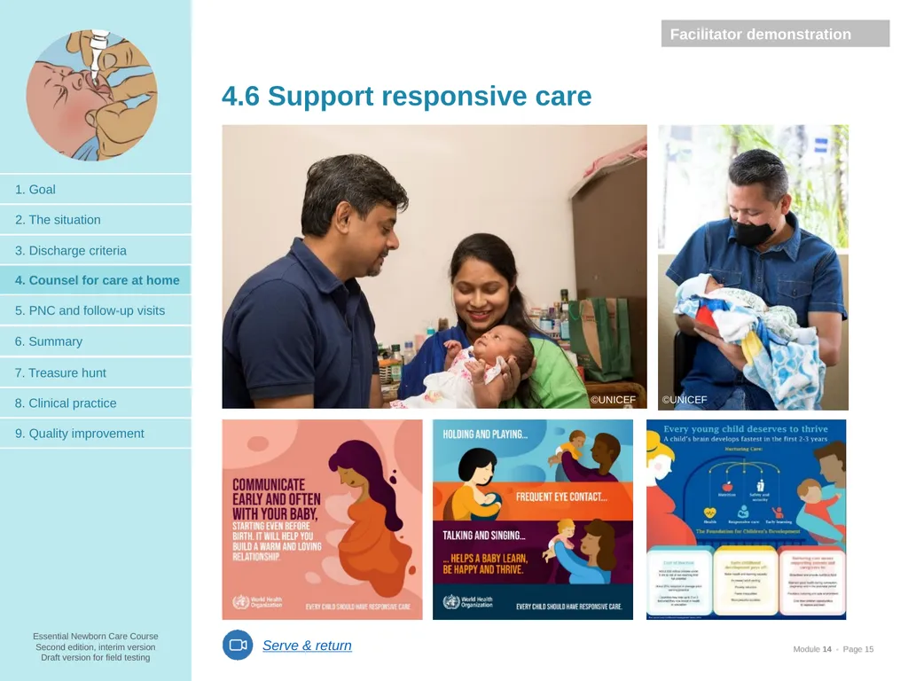 Prepare for discharge All mothers are supported to - slide 15 of 38