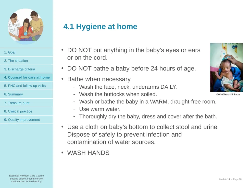 Prepare for discharge All mothers are supported to - slide 10 of 38