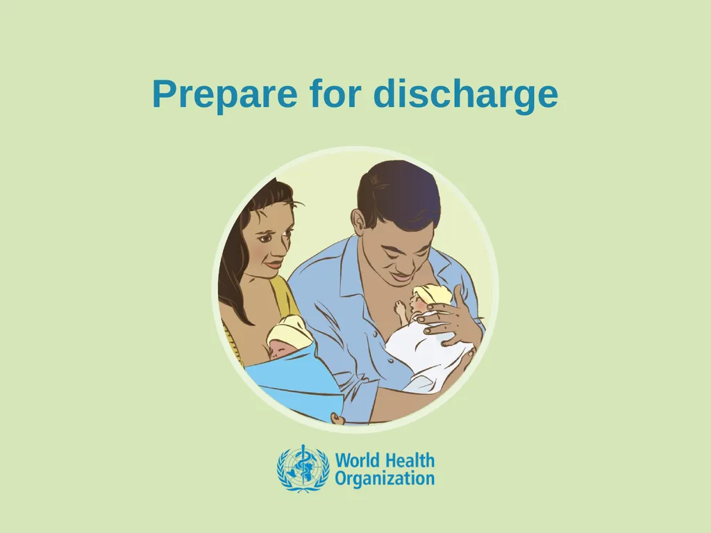 Prepare for discharge All mothers are supported to - slide 1 of 38