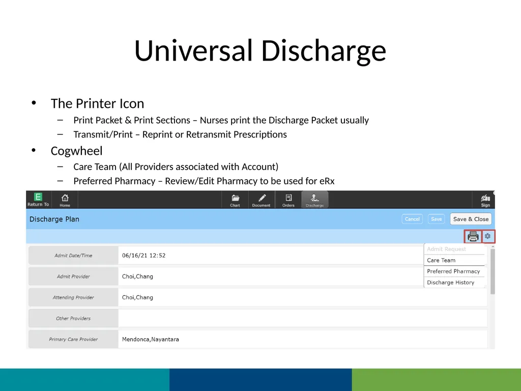 MEDITECH Expanse Universal Discharge Web Based EHR - slide 6 of 46