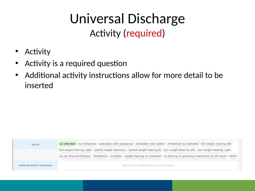MEDITECH Expanse Universal Discharge Web Based EHR - slide 35 of 46