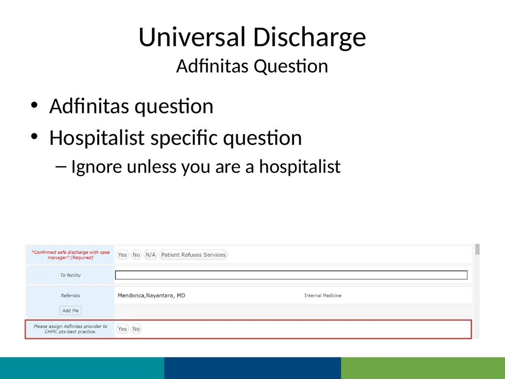 MEDITECH Expanse Universal Discharge Web Based EHR - slide 19 of 46