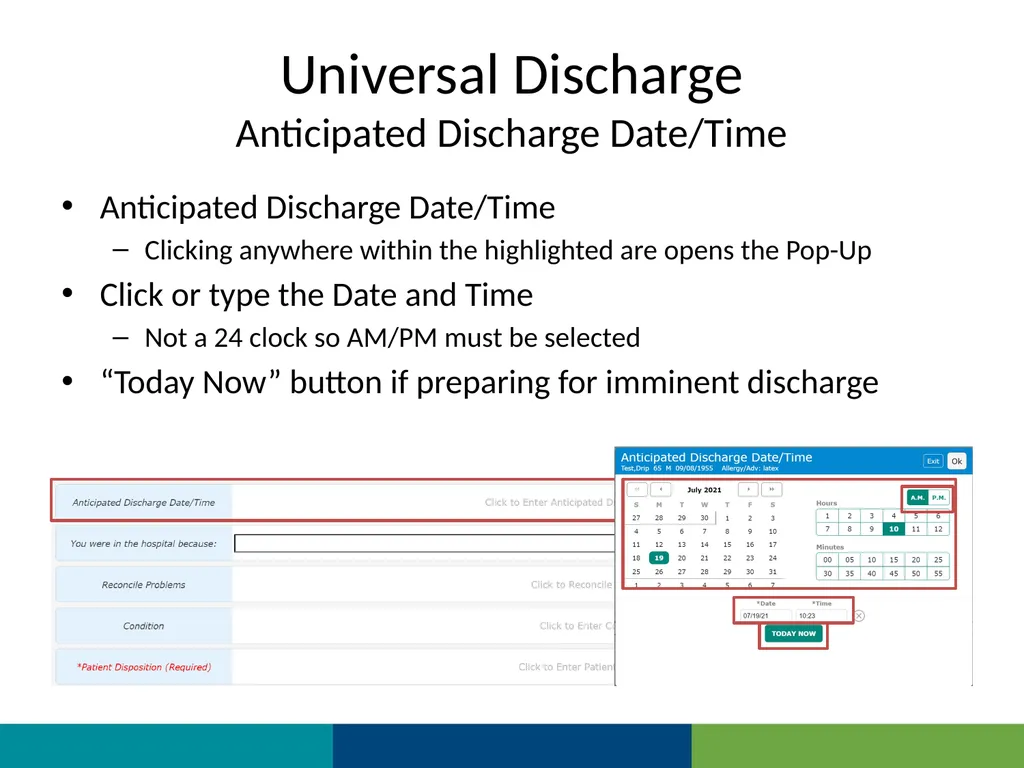 MEDITECH Expanse Universal Discharge Web Based EHR - slide 7 of 46