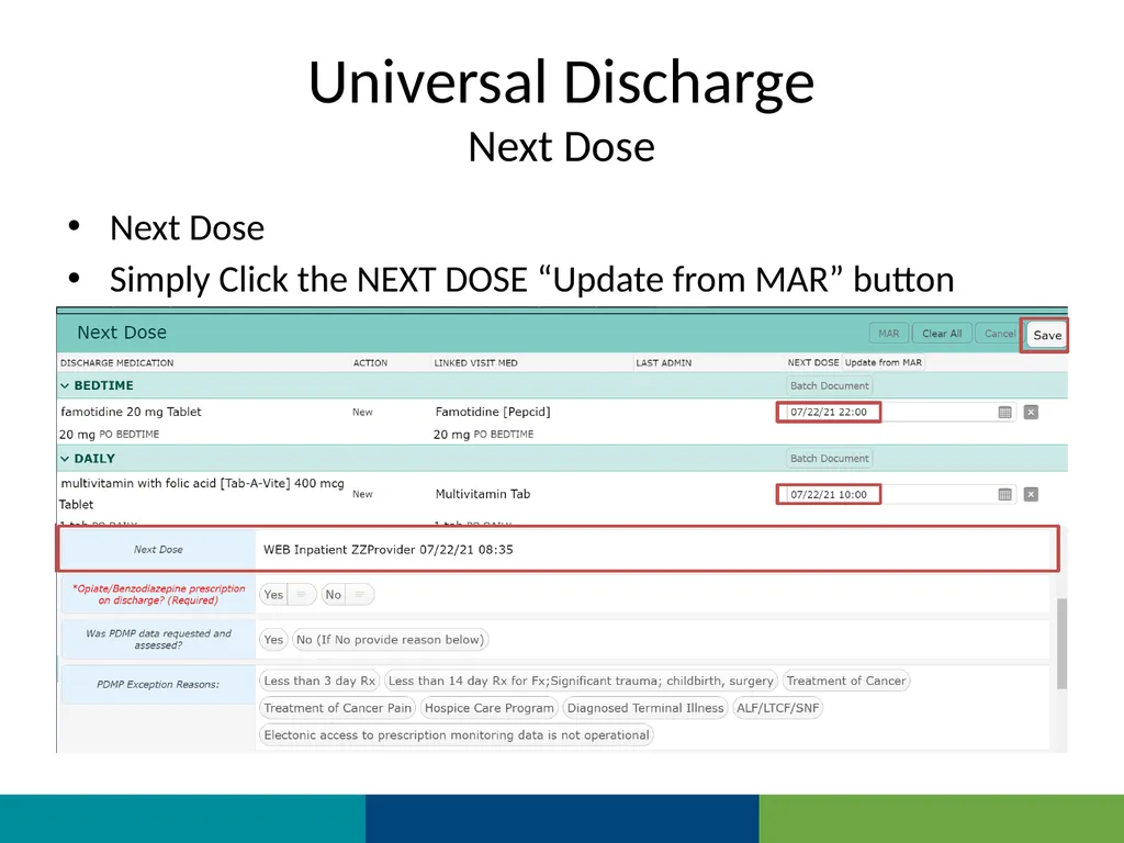 MEDITECH Expanse Universal Discharge Web Based EHR - slide 32 of 46