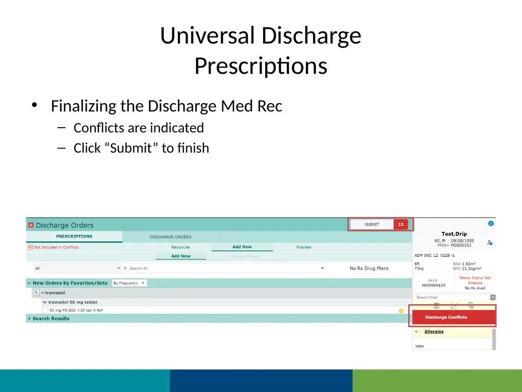 MEDITECH Expanse Universal Discharge Web Based EHR - slide 27 of 46