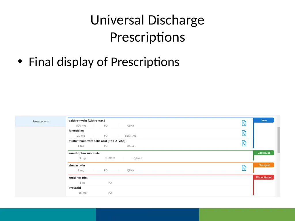 MEDITECH Expanse Universal Discharge Web Based EHR - slide 31 of 46