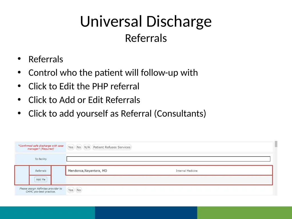 MEDITECH Expanse Universal Discharge Web Based EHR - slide 14 of 46