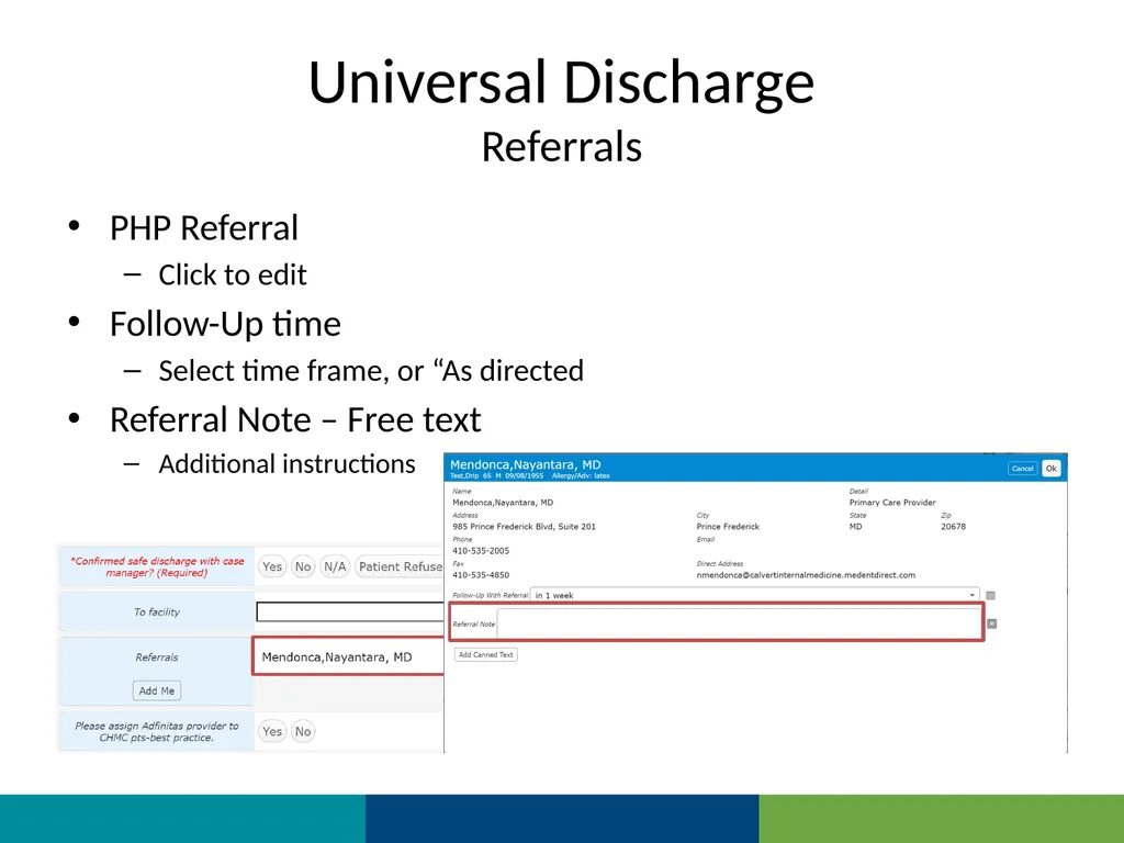 MEDITECH Expanse Universal Discharge Web Based EHR - slide 15 of 46