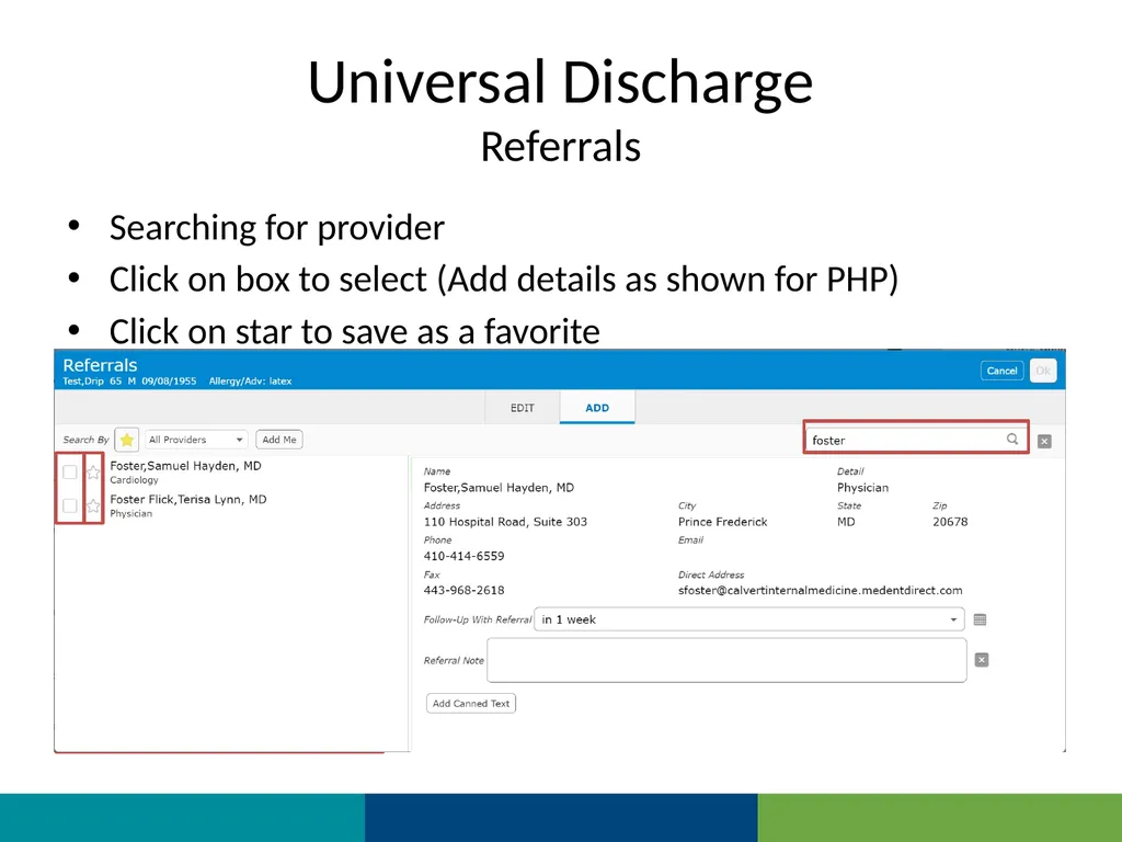 MEDITECH Expanse Universal Discharge Web Based EHR - slide 17 of 46