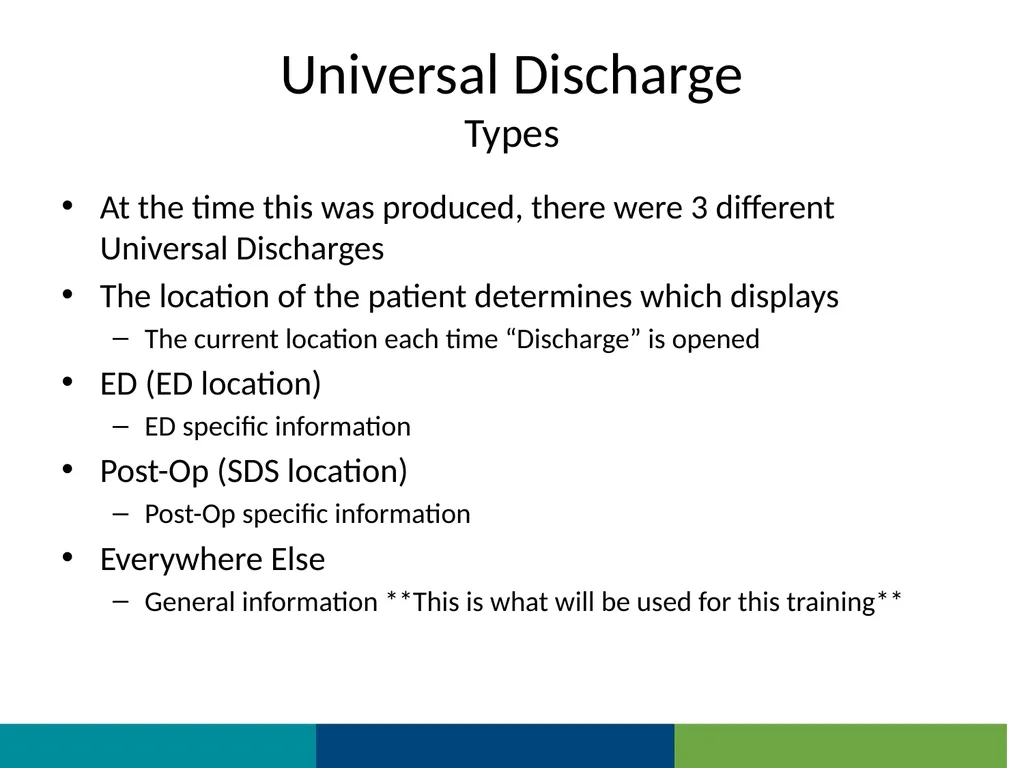 MEDITECH Expanse Universal Discharge Web Based EHR - slide 4 of 46
