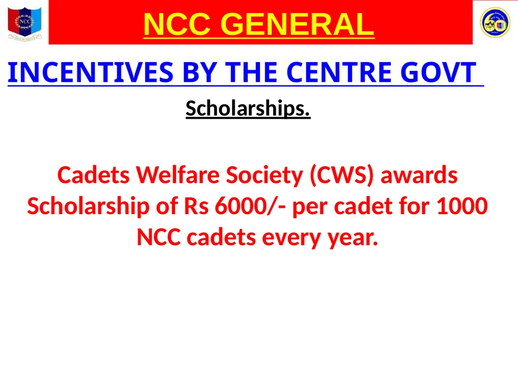 Unity And Discipline NCC GENERAL NATIONAL CADET - slide 14 of 26