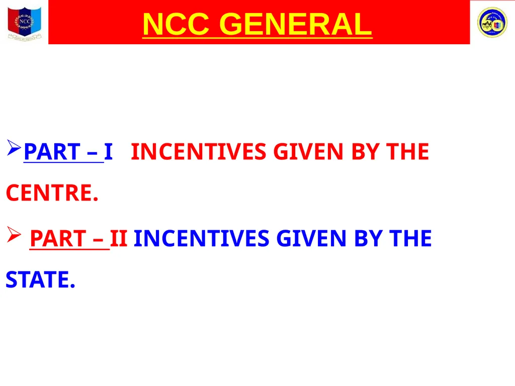 Unity And Discipline NCC GENERAL NATIONAL CADET - slide 7 of 26