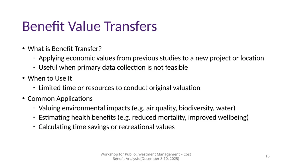 Module 3 – Advanced Example Walkthrough Workshop - slide 15 of 52