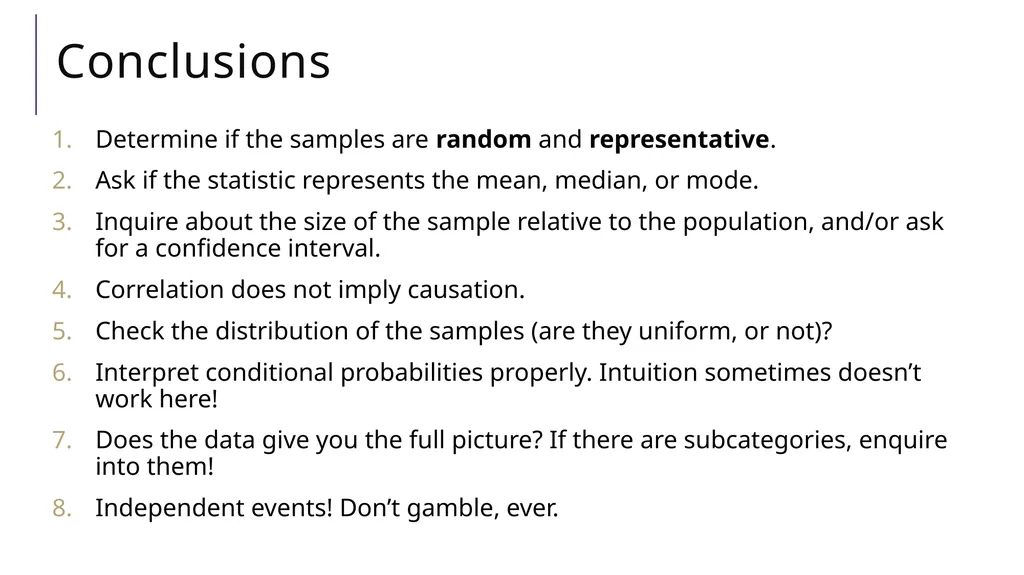 How to Lie with Statistics CSE 312 Summer 21 - slide 45 of 46
