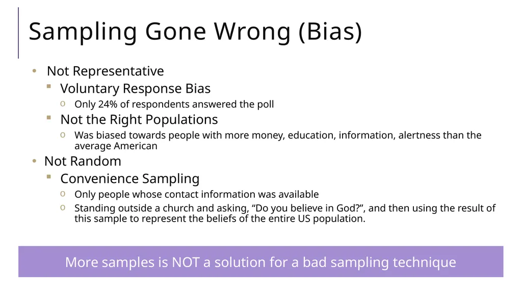 How to Lie with Statistics CSE 312 Summer 21 - slide 10 of 46