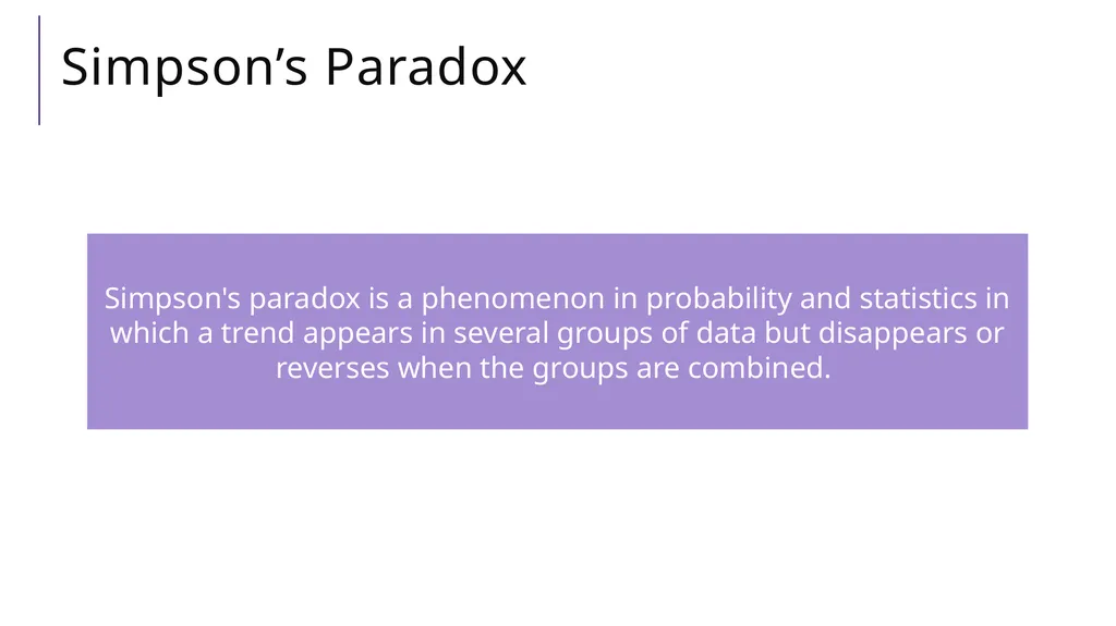 How to Lie with Statistics CSE 312 Summer 21 - slide 41 of 46