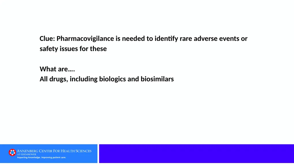 Category 1: Defining Terms Clue: A biologic - slide 36 of 76