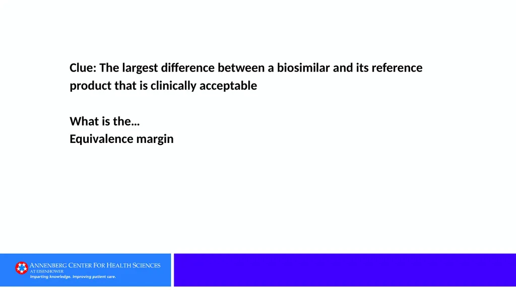 Category 1: Defining Terms Clue: A biologic - slide 9 of 76