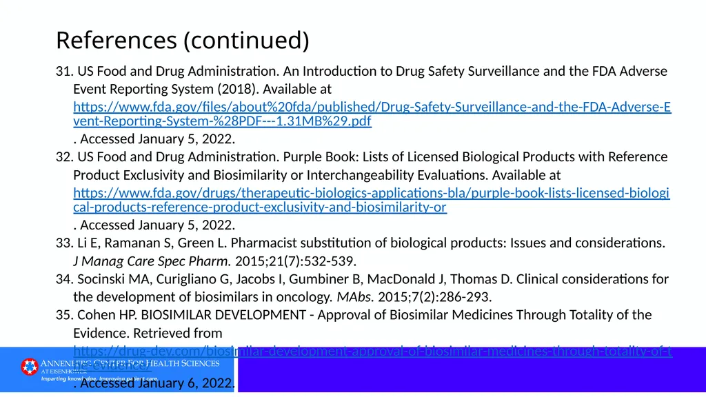Category 1: Defining Terms Clue: A biologic - slide 74 of 76