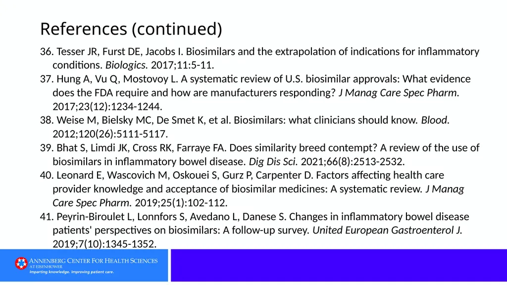 Category 1: Defining Terms Clue: A biologic - slide 75 of 76