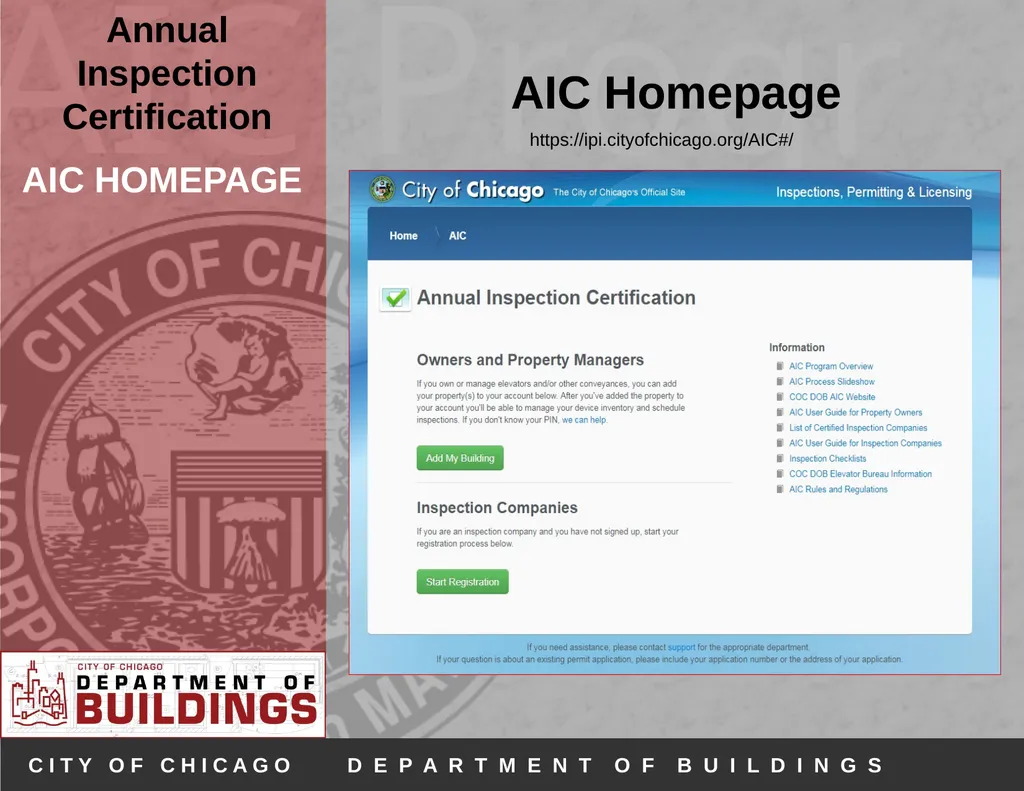 Annual Inspection Certification Program (AIC) - slide 11 of 30