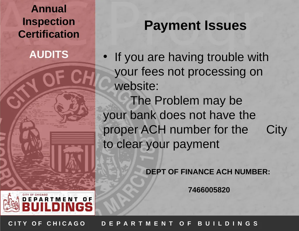 Annual Inspection Certification Program (AIC) - slide 24 of 30