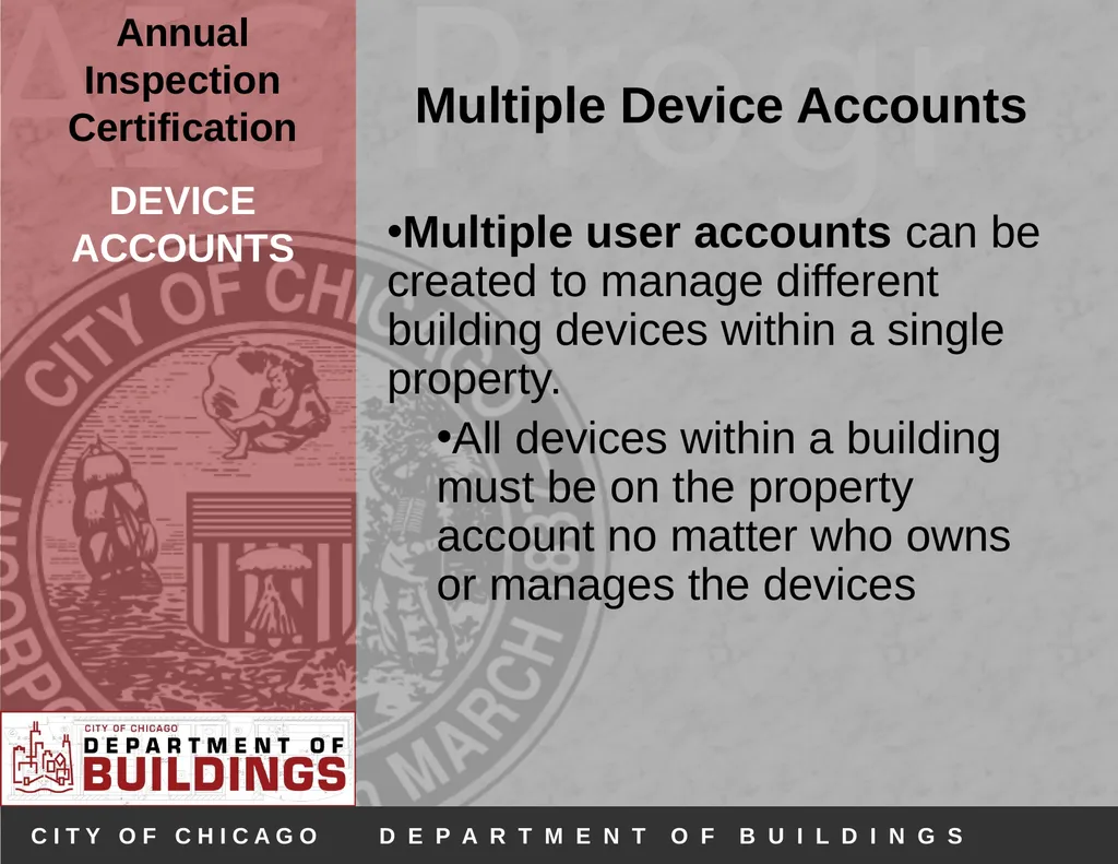 Annual Inspection Certification Program (AIC) - slide 9 of 30