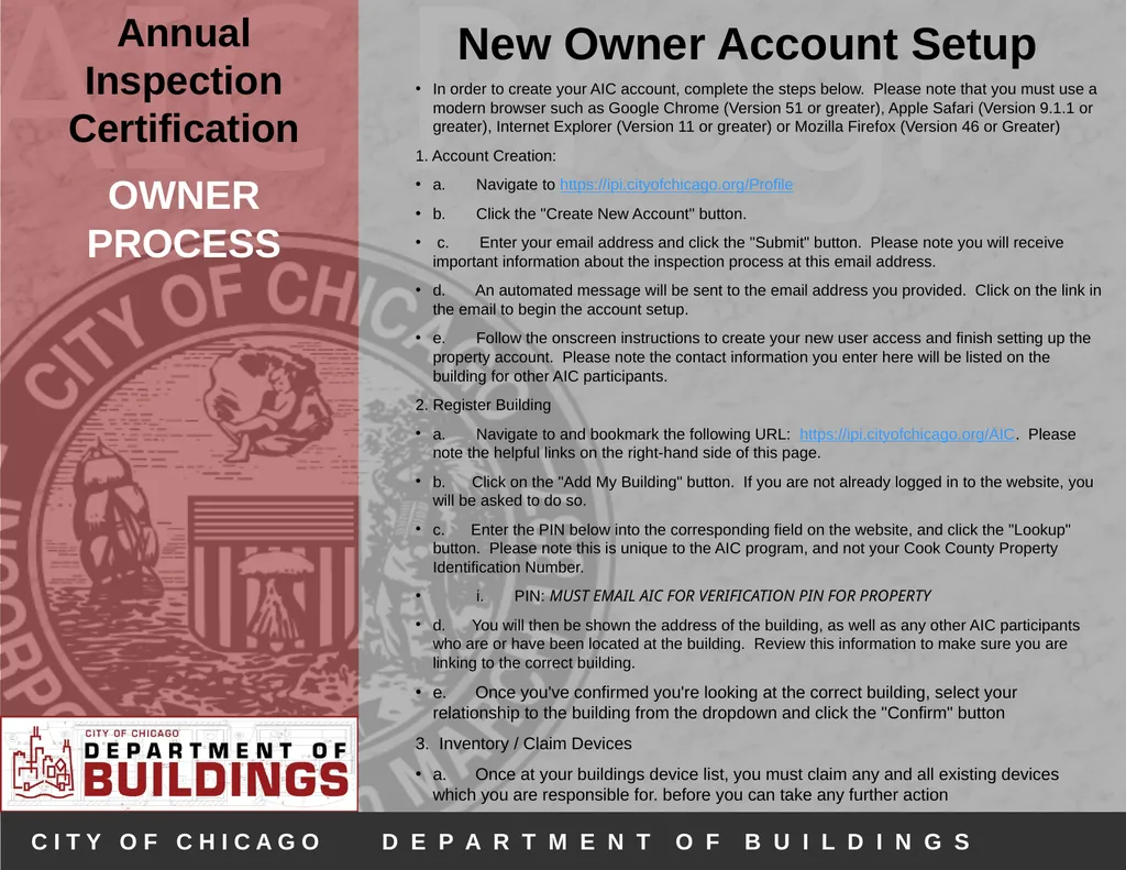 Annual Inspection Certification Program (AIC) - slide 13 of 30