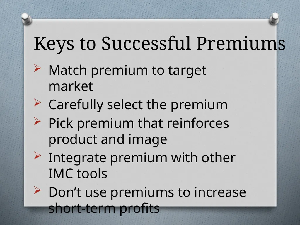 Sales Promotions Chapter 12 Chapter Objectives - slide 20 of 47