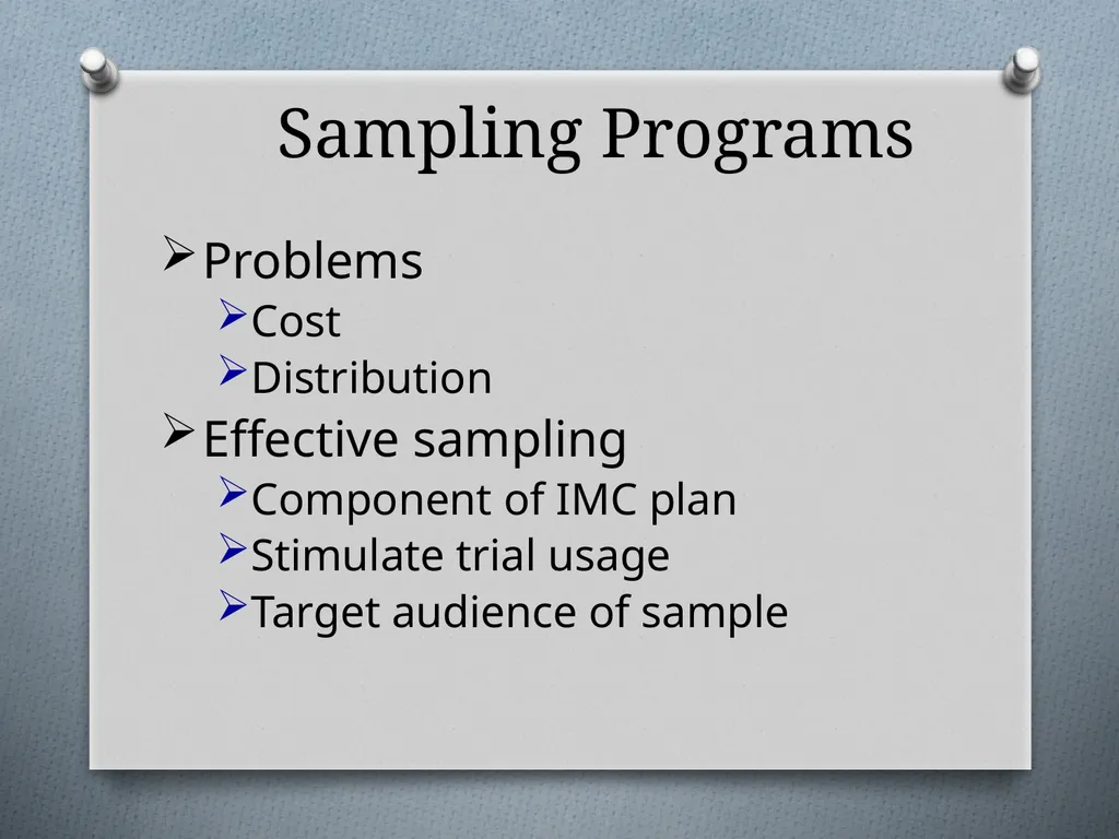 Sales Promotions Chapter 12 Chapter Objectives - slide 29 of 47