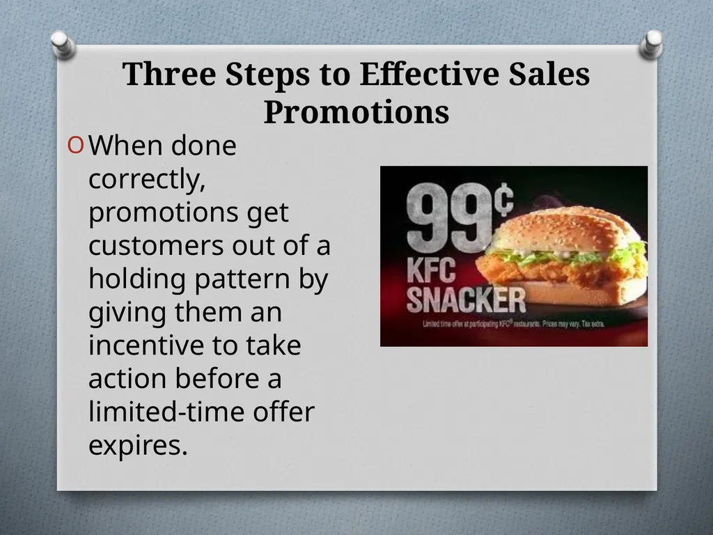 Sales Promotions Chapter 12 Chapter Objectives - slide 6 of 47