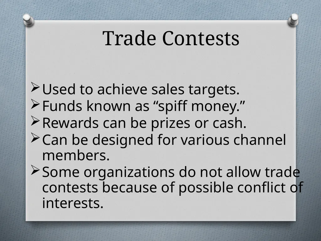 Sales Promotions Chapter 12 Chapter Objectives - slide 41 of 47