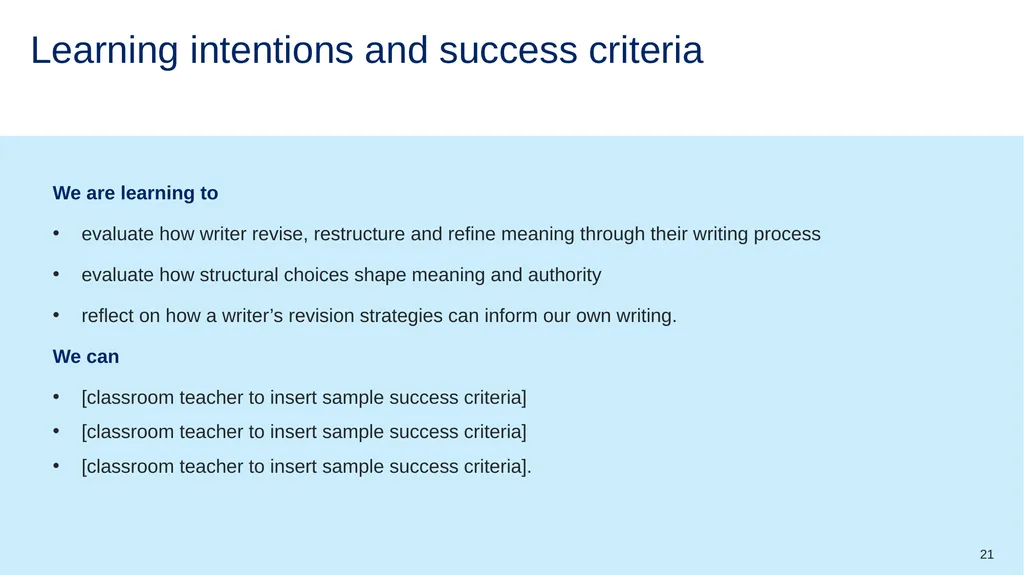 Instructions for use Instructions for the teacher - slide 21 of 39