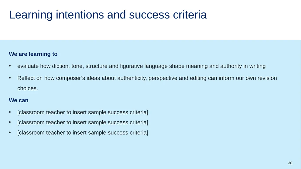 Instructions for use Instructions for the teacher - slide 30 of 39