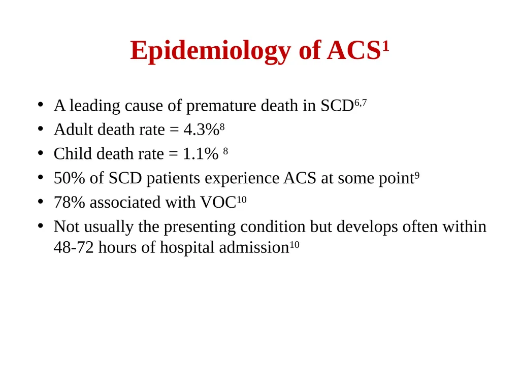 Sickle Cell Disease: Core Concepts for the - slide 6 of 17