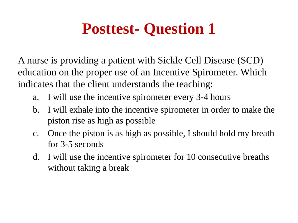 Sickle Cell Disease: Core Concepts for the - slide 14 of 17
