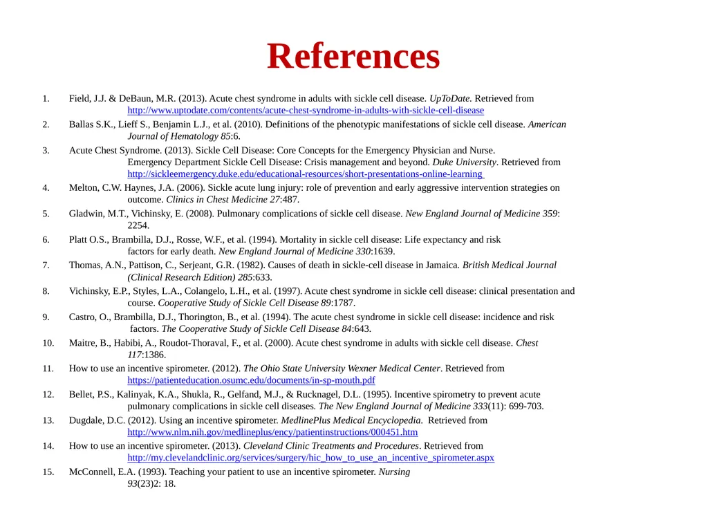 Sickle Cell Disease: Core Concepts for the - slide 17 of 17