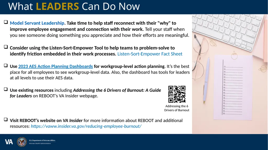 Communications Plan VHA Reduce Employee Burnout - slide 14 of 18