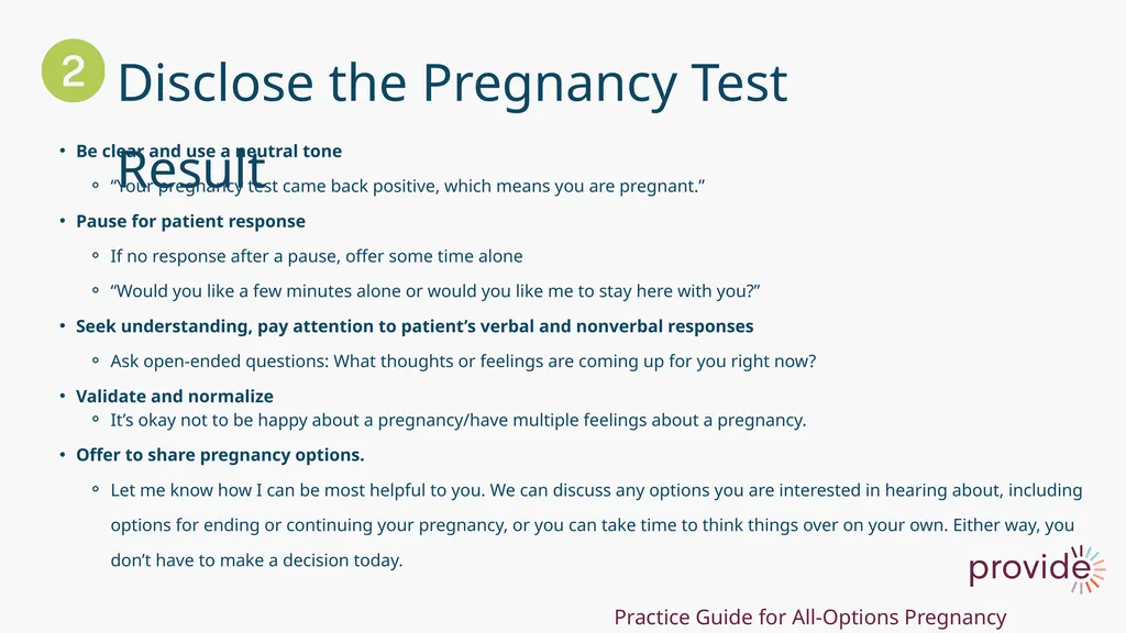 Options Counseling Date Supporting Pregnant - slide 11 of 37