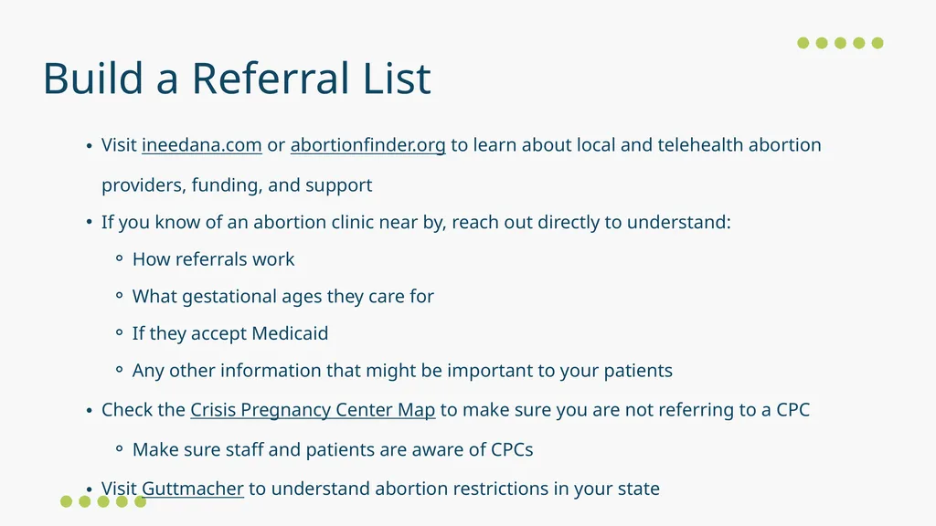 Options Counseling Date Supporting Pregnant - slide 28 of 37